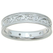 925 Sterling Silver Wedding Bands for Women & Wedding Ring Make Great Anniversary Gifts for Her