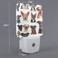 thumbnail image 3 of KLL Happy Dog Faces Collage for Night Lights,Auto Sensor Night Lamp Plug in Night Light with Dusk-to-Dawn Light Sensor LED Nightlightfor Adults & Kids Room/Bedroom/Hallway, 3 of 7