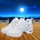 thumbnail image 3 of Zapatillas de deporte informales para mujer, zapatos de baile de Jazz, color blanco, para verano, malla para exteriores, para niñas, baile moderno de Hip Hop, zapatos deportivos para mujer adulta, 3 of 5
