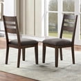 thumbnail image 2 of Steve Silver Stratford Walnut Finish Wood Side Chair, 2 of 7