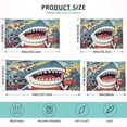 thumbnail image 3 of Cartoon Funny Shark Plush Pillowcase, Luxury Soft King Pillow Case for Hair and Skin, Standard Size Pillow Covers with Zipper Closure, 20x30in Home Decor Gifts, 3 of 7