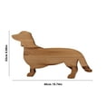 Homeware Wooden Kitchen Decor Dog Shaped Cooked Food Platter Restaurant Platter