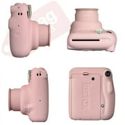 Fujifilm Instax Mini 11 Instant Fuji Film Camera Blush Pink + 40 Film Deluxe Bundle