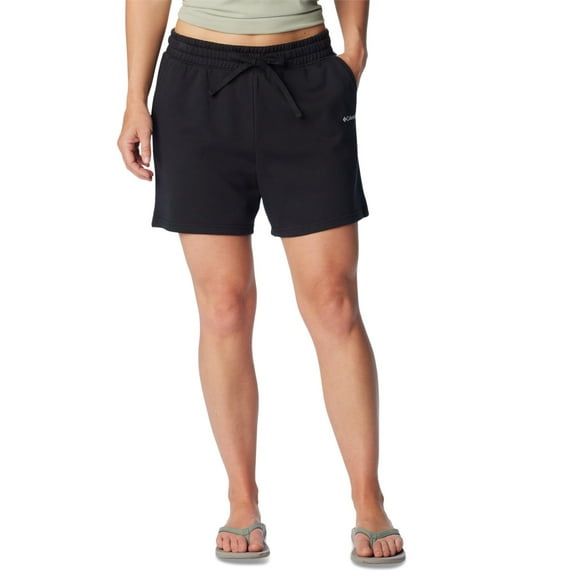 Columbia Women Regular fit Sweat Shorts Small Black Solid