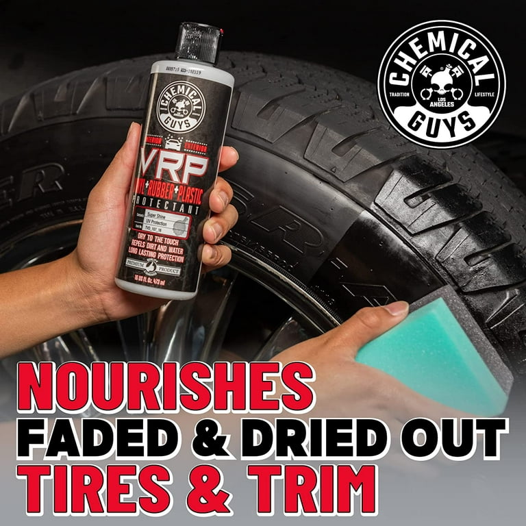 Chemical Guys Wheel Cleaner & Tire Protectant Bundle with (1) 16