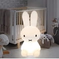 thumbnail image 3 of Encantadora luz de noche de silicona, luz de noche portátil con colores suaves, luz de noche de conejito multifuncional, control táctil y control remoto, regalo de Pascua para niños, 3 of 5