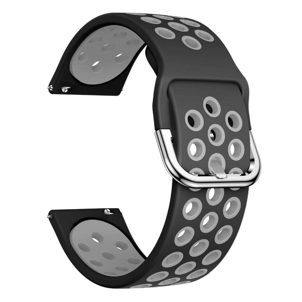 Watch 20mm Two-tone Pore Vitality Silicone Strap Replacement For Sports -  Walmart.com