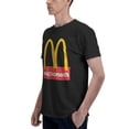 thumbnail image 5 of Mcdonald'S Logo Men'S Basic Short Sleeve T-Shirt Fad Black Small, 5 of 8