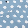 thumbnail image 4 of Zpanxa Girl Dress Girl Polka Dot Sleeveless Round Neck Waist Belt Dresses Casual A-line Dresses Light Blue 4-5 Years, 4 of 8