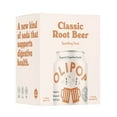 OLIPOP Classic Root Beer, A New Kind of Soda, 12 fl oz, 4 Pack