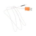 thumbnail image 2 of SENRISE Fiberglass Cable K Type Thermocouple Probe Connection for Most Multimeter and Temperature Meters Universal, 2 of 5