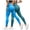 Navy, variant on felwors 2 Pack High Waist Compression Leggings for Women 3D Textured Push Up Yoga Pants Navy for Size M
