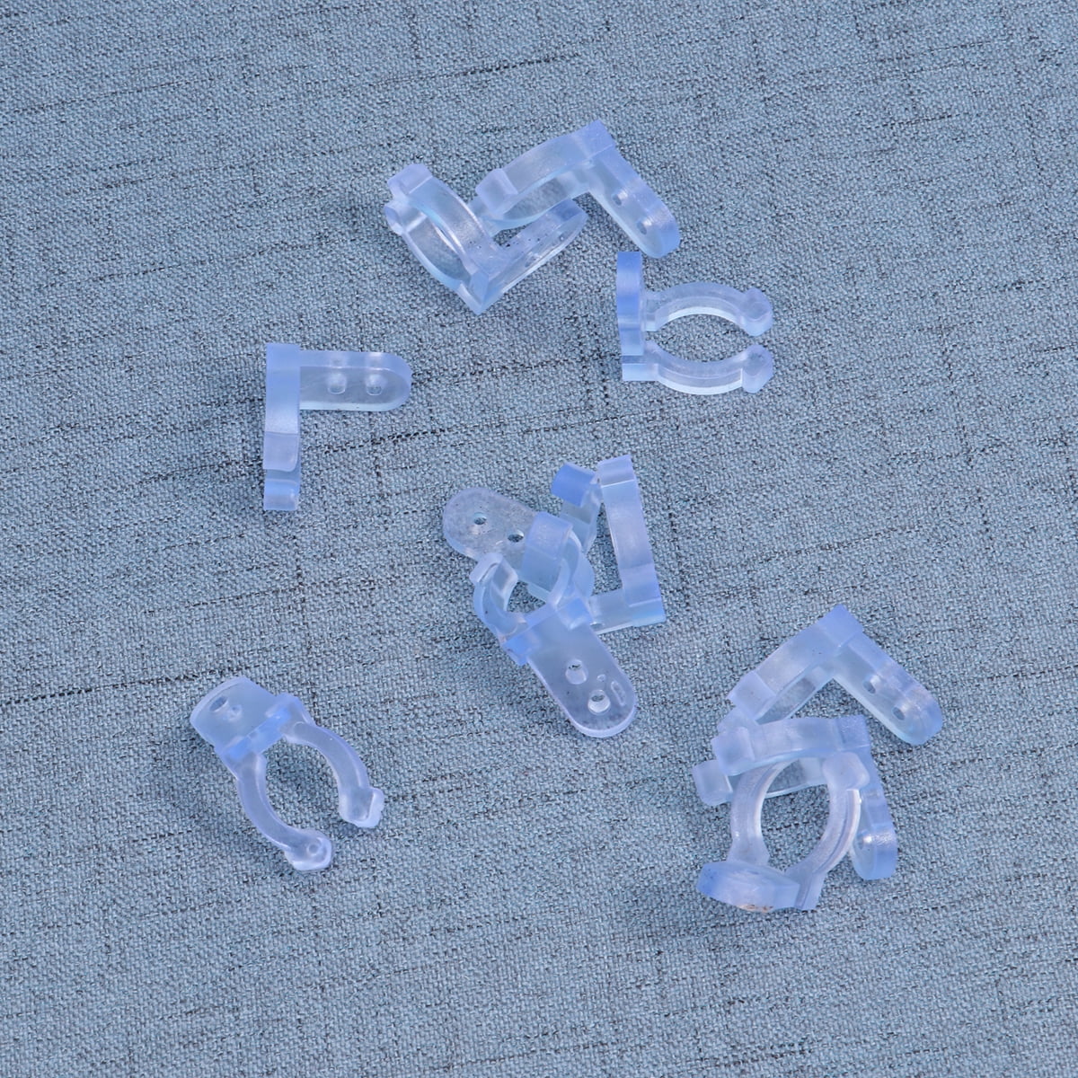 GUOTONG LED Rope Light Clips – 30 Pack Clear PVC Mounting Clips With Screws & Zip Ties For Indoor/Outdoor Use - View #7