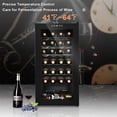 thumbnail image 2 of Jc-82 115v 85w 2.8cu.ft/80l 28 Bottle Compressor Wine Cooler Cold Rolled Plate With Display, 2 of 7
