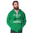 thumbnail image 5 of Course Legend Trophy Golfer Golfing Zip Up Hoodie Men's Women's Brisco Brands 5X, 5 of 6
