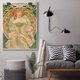 thumbnail image 5 of Cuadros Decorativos 5D redondo completo diamante pintura Mucha Rhinestone mosaico hogar pared arte artesanía Decoración Wdftyju embutido en tela, 5 of 9