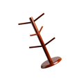 thumbnail image 1 of MERIGLARE Support à Bijoux Rotation à 360 Degrés Étagère à Bijoux en Bois pour Comptoir de Café Rangement à la Maison Brun Rougeâtre, 1 of 9