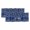 Dark Blue White, variant on Abstract Plaid Valances for Windows,Light Filtering Kitchen Curtain Valances 2 Panels,Minimalistic Multi Colors Country Rustic Plaid Rod Pocket Window Treatments for Living Room Bedroom 42"Wx12"L