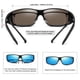 thumbnail image 4 of Gafas de Sol Polarizadas MEETSUN UV400 Negras-Azules para Usar Sobre Anteojos, 4 of 5