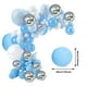 thumbnail image 3 of Kit De Arco De Globos Azules 117 Globos Azules Y Blancos Con Guirnalda Para Fiestas De Cumpleaños De Niños Y Hombres, Temporada De Graduaciones, 3 of 6