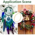 thumbnail image 7 of 10 Pcs Bamboo Floral Hoops Wooden Rings for DIY Crafting Macrame Rings Dream Catcher Rings for DIY Crafting Wedding Wreath Decor and Wall Hanging Craft, 7 of 7
