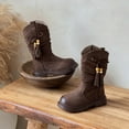 thumbnail image 5 of Girls Tassel Boots Children Long Boots Lined Boots for Kids Big Girls Winter Boots Casual Boots Outdoor Boots Play Boots Martin Boots, 5 of 8