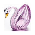 thumbnail image 1 of Pink Cute Swan Crystal Figurines Glass Ornament Collection D, 1 of 3
