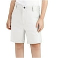thumbnail image 2 of ZOYOEN Boys Chino Shorts with Pockets- Pull On Comfort Waist Casual School Uniforms White Size 11-12Years, 2 of 7