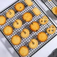 thumbnail image 3 of Cake Cooling Rack Non Stick Biscuit Dish Grid Tray for Kitchen Baking Grilling, 3 of 6