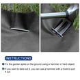 thumbnail image 4 of Unique Bargains 6' U Shape Galvanized Garden Landscape Staples (20 Pack), 4 of 5