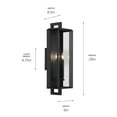 thumbnail image 6 of Kichler Lighting - Kroft - 2 Light X-Large Outdoor Wall Mount In Traditional, 6 of 20