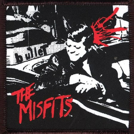 Rock Solid Imports Misfits Kennedy Bullet Rock Music Band Woven Applique Patch, Officially Licensed By Import ()