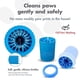 thumbnail image 5 of Lavadora Portátil Dexas Azul Profesional Pequeño para Patas de Perro, 5 of 5