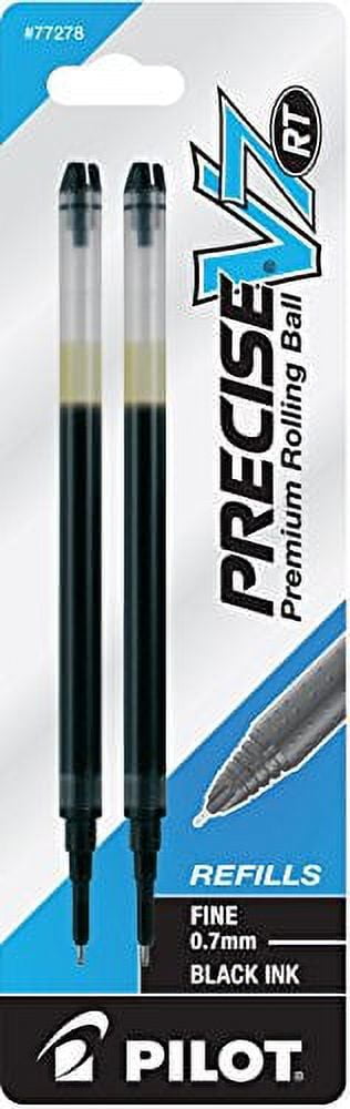 Pilot Precise V7 RT Rolling Ball Fine Point Black Ink 12 Pens & 24 Refills