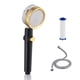 thumbnail image 1 of Handheld Alta presión Cabeza de ducha Sprinkler Rotación de 360 ​​grados Masaje de Ducha Ducha Hogar Hotel Baño Adulto Familia Negro Tipo 3 Advancent HA010610-03, 1 of 6