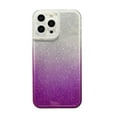thumbnail image 1 of TECH CIRCLE for iPhone 12, 3 Layer Shockproof Protection Bumper Cover Lens Protection Color Gradient Glitter Glitter Bling Case for iPhone 12, Gradient Purple, 1 of 7