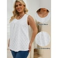 thumbnail image 5 of Oryer Womens Plus Size Tank Tops Loose Fit Tunic Blouses Sleeveless Tops, 5 of 6