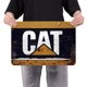 thumbnail image 5 of Placa Metal Vintage Caterpillar Pintura Hierro Rectangular Arte La Pared 40x30cm, 5 of 9