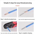 thumbnail image 5 of 1800 Piezas 0,5 Mm2-6 Mm2, 22-10 AWG Virolas de Conector de Cable No Aislado Terminal de Cable EléCtrico Cobre EstañAdo Desnudo, 5 of 5