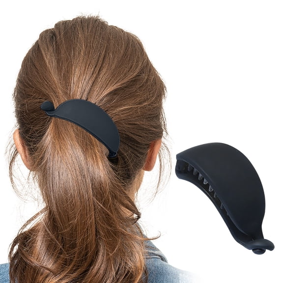 Large Clips Ideal for Thick Hair - Stylish Barrettes for Women and Girls - Strong Hold Candy Banana Hair Clips - ClawsPlastic Design for Versatile Styling