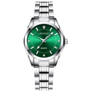 Women Watch Quartz Lady Wristwatch with Solid Stainess Steel Band Luminous Pointer Waterproof Watch Gift for Woman
