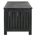 thumbnail image 5 of SAFAVIEH Abri Transitional Outdoor Patio Cushion Storage Box, Black, 5 of 15