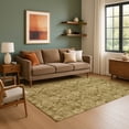 thumbnail image 7 of Addison Rugs Mayfield Premium Machine Washable Transitional Floral Mocha Rectangle Rug, 8' x 10', 7 of 7