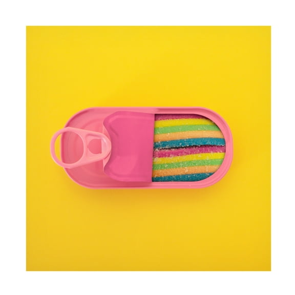 Canvas Wall Art - Julia Ramiro 'Canned Candy' Wall Art for Living Room, Bedroom, or Office Décor by Trademark Fine Art - 14 x 14 Inches