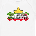thumbnail image 4 of Inktastic 50% Mexican 100% Awesome Boys or Girls Baby Bodysuit, 4 of 5