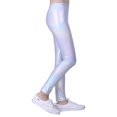 thumbnail image 3 of HDE Girls Shiny Wet Look Leggings Kids Liquid Metallic Footless Tights, 3 of 6