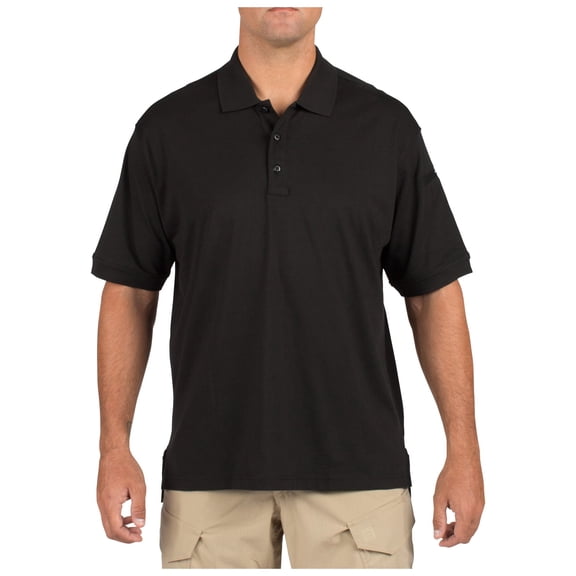 Tactical Polo Short Sleeve Shirt, Black