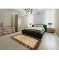 thumbnail image 5 of Ahgly Company Machine Washable Indoor Rectangle Traditional Saddle Brown Area Rugs, 4' x 6', 5 of 7