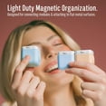 thumbnail image 3 of Equadose Magnetic Silicone Travel Container, Easy Flip-Top Lid, White, 3 of 8