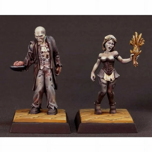 Barglemore and Camille Zombie Hotel Mouslings Miniature 25mm Heroic Scale Figure Dark Heaven